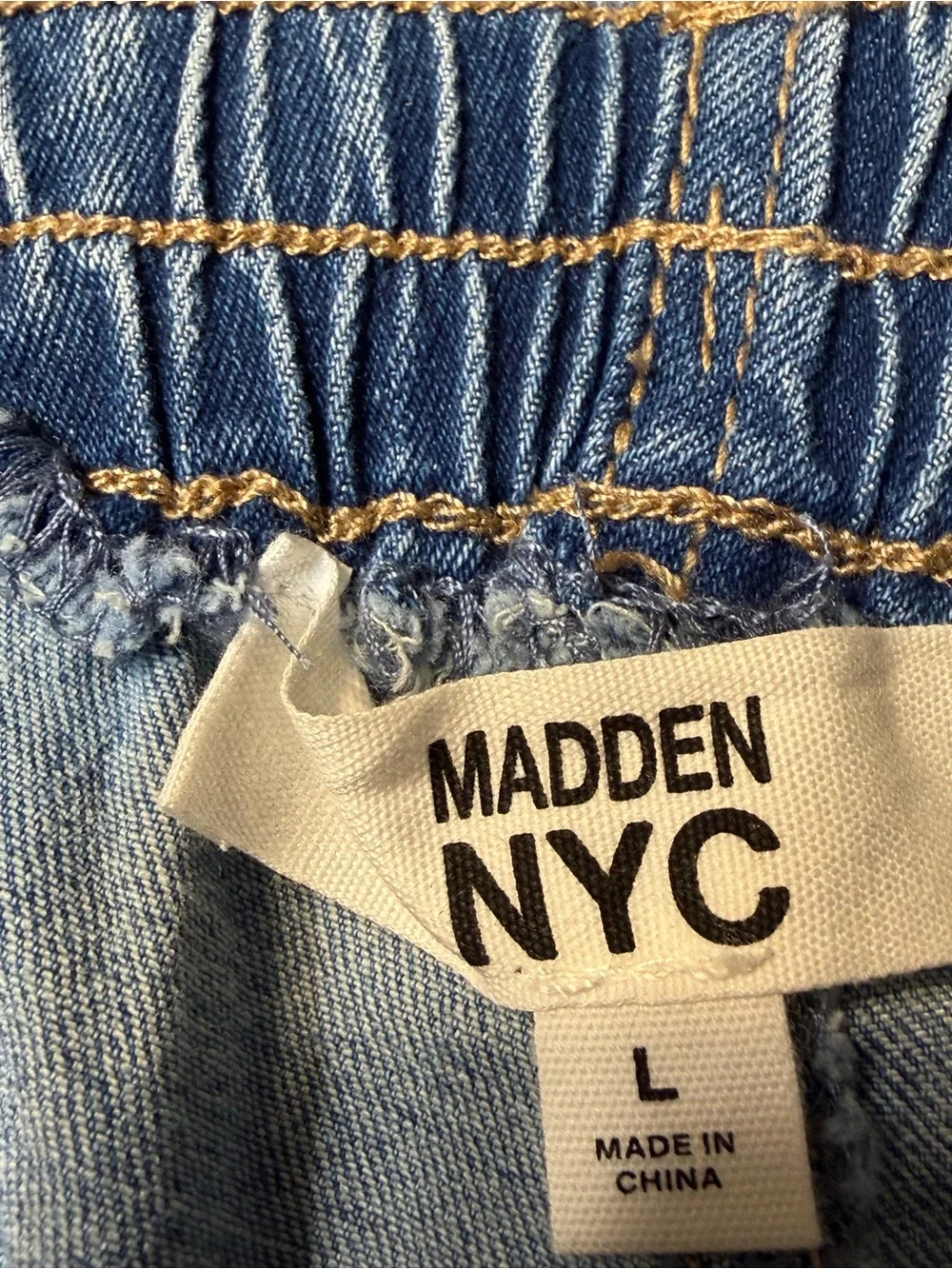 Madden NYC women’s cargo stretch high rise skater jeans size large 28” waist - Picture 6 of 16